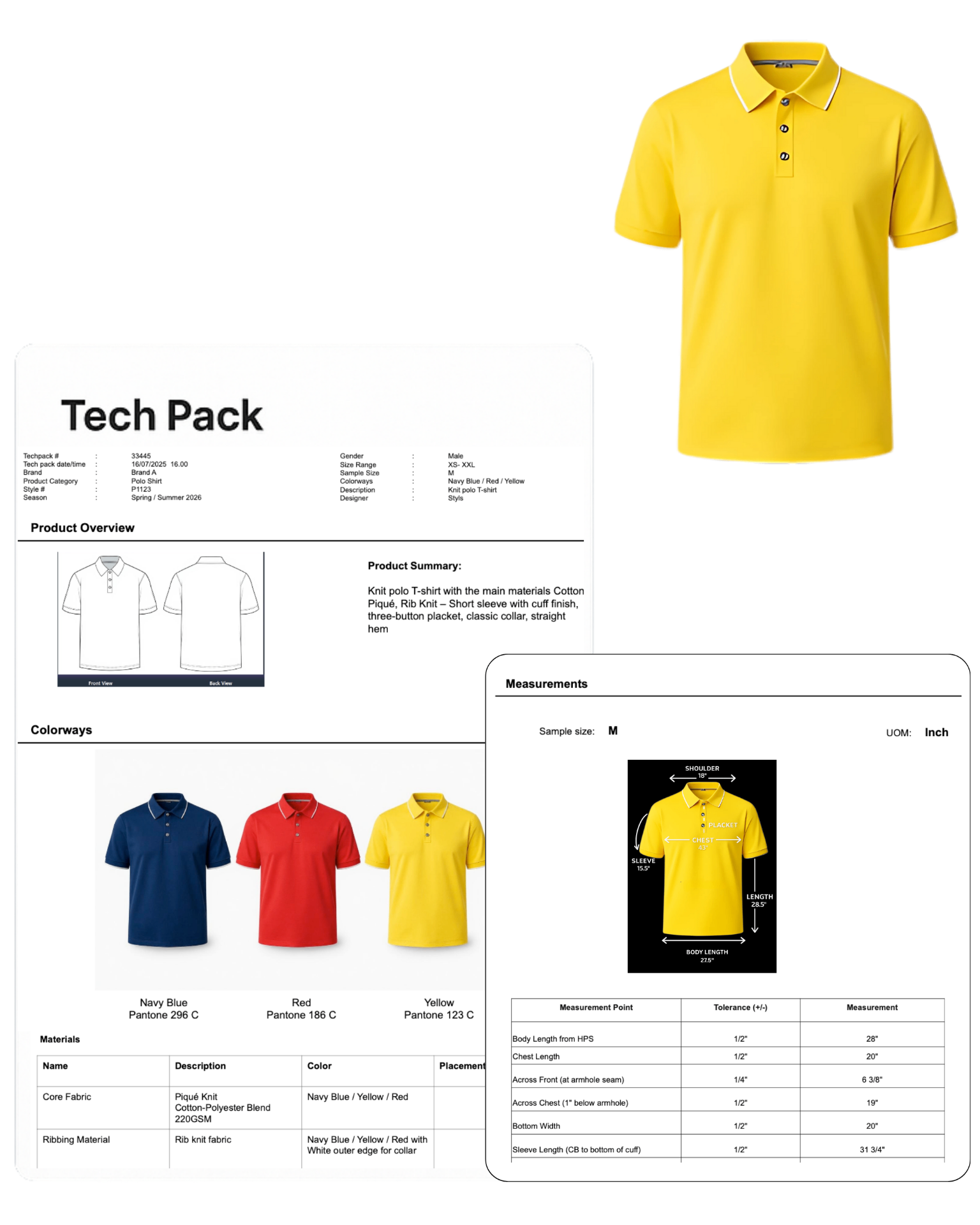 AI Techpack - Professional Fashion Technical Documentation